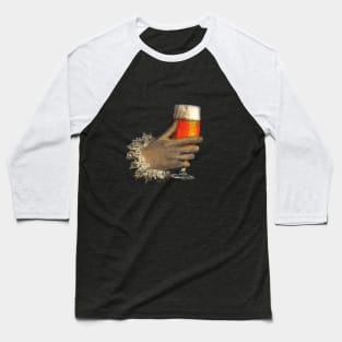 Hand & Beer Baseball T-Shirt